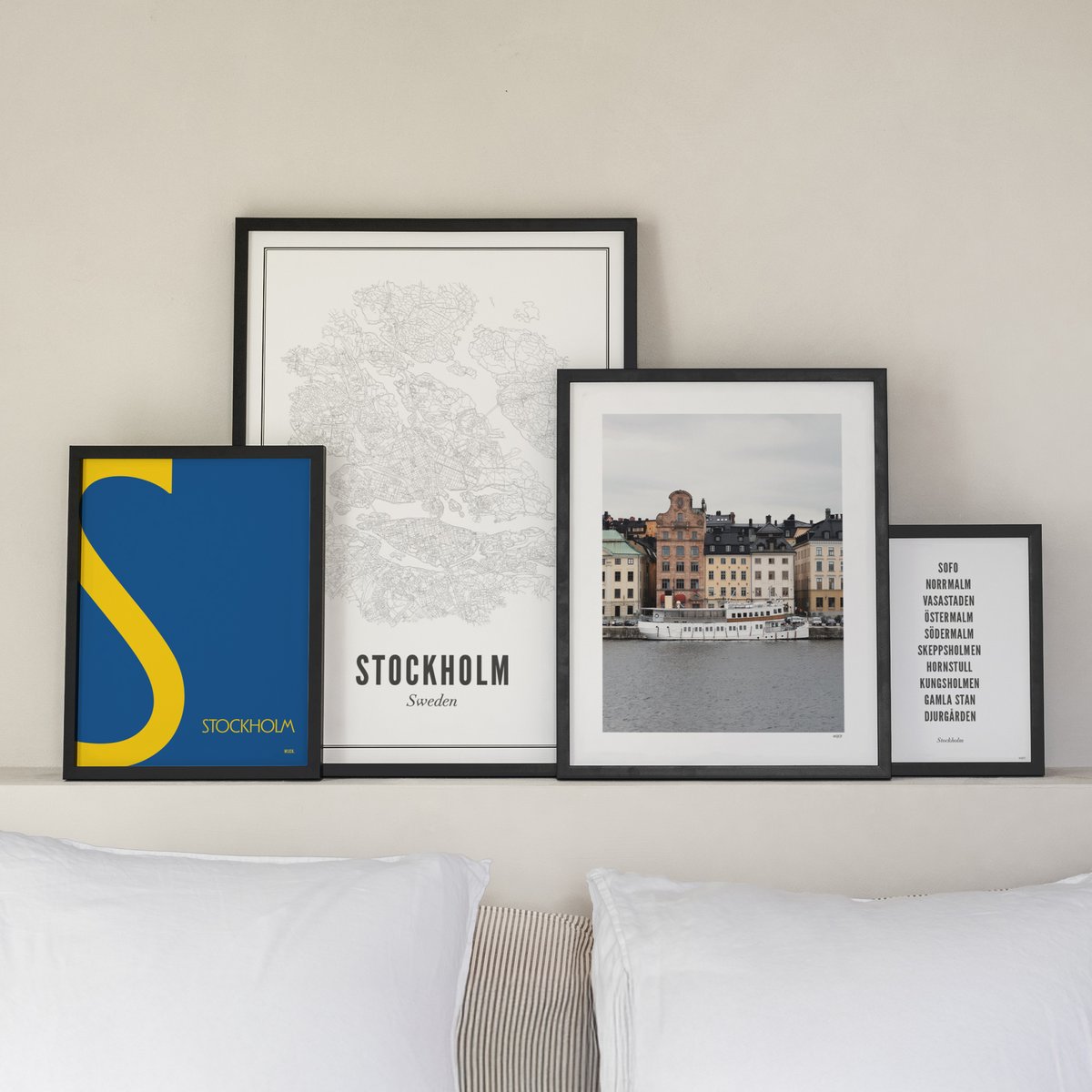 Poster van S van Stockholm | WIJCK.